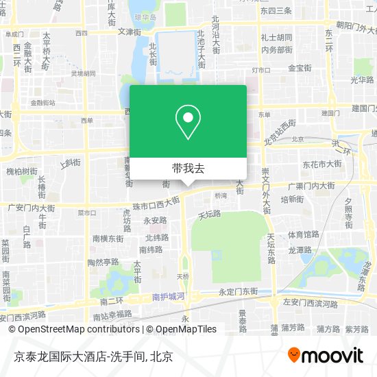 京泰龙国际大酒店-洗手间地图