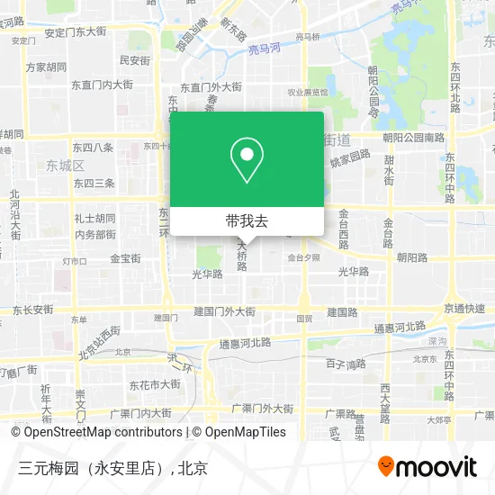 三元梅园（永安里店）地图