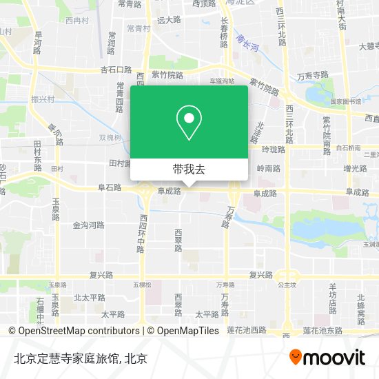 北京定慧寺家庭旅馆地图
