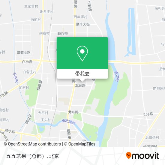 五五茗果（总部）地图