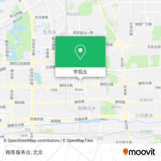 顾客服务台地图