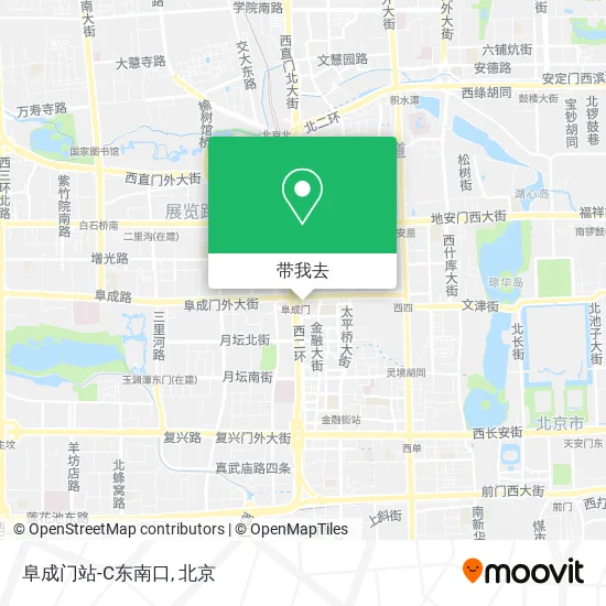 阜成门站-C东南口地图