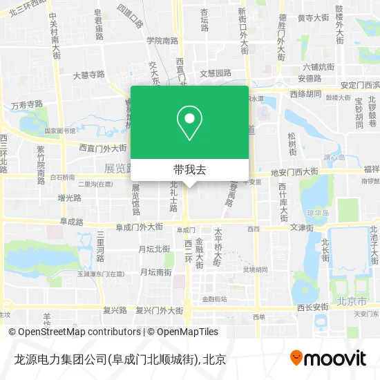龙源电力集团公司(阜成门北顺城街)地图