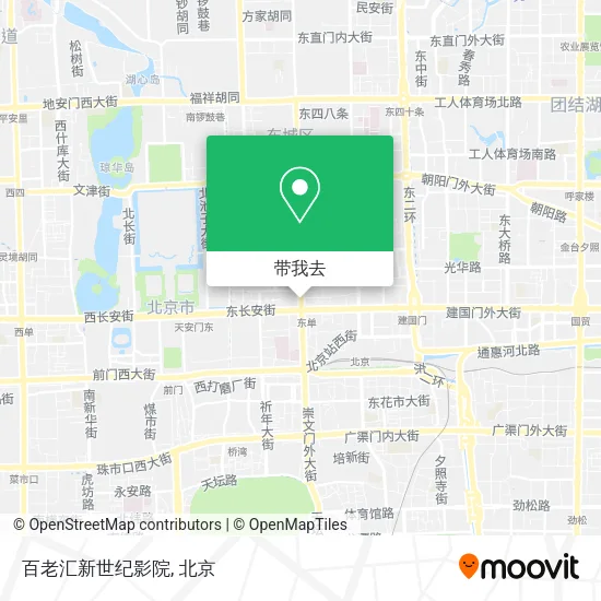 百老汇新世纪影院地图