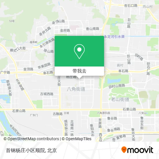 首钢杨庄小区顺院地图