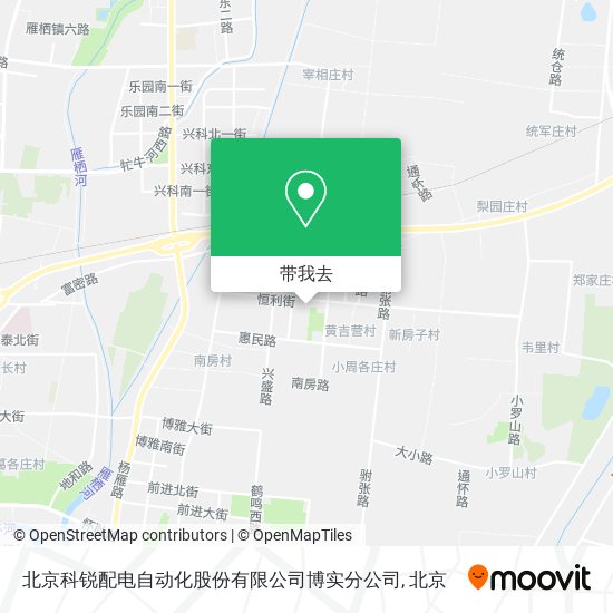 北京科锐配电自动化股份有限公司博实分公司地图