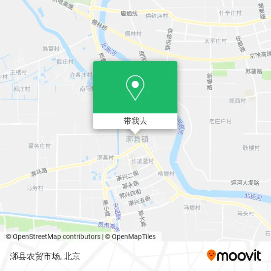漷县农贸市场地图