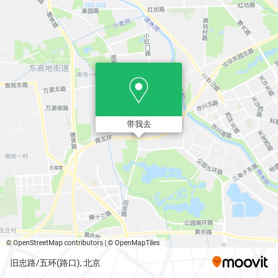 旧忠路/五环(路口)地图