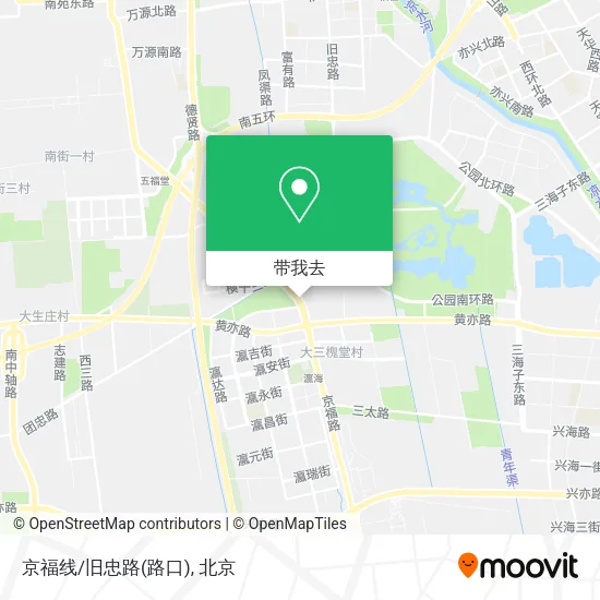 京福线/旧忠路(路口)地图
