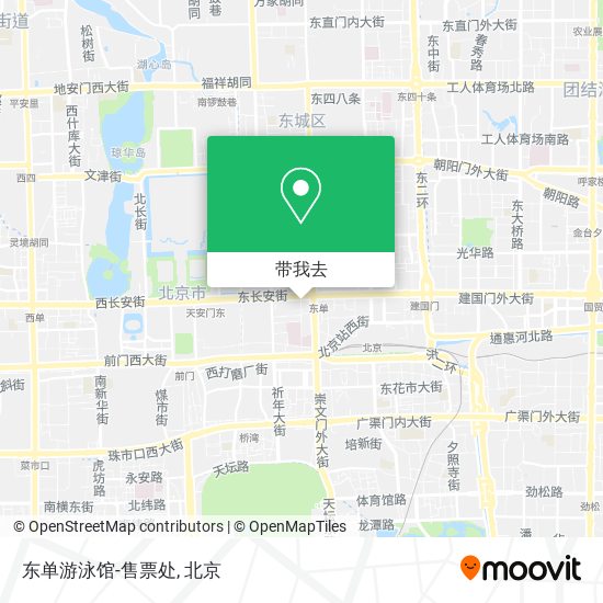 东单游泳馆-售票处地图
