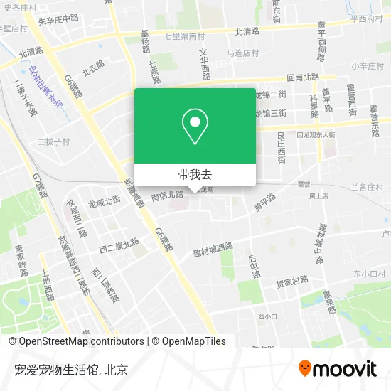 宠爱宠物生活馆地图