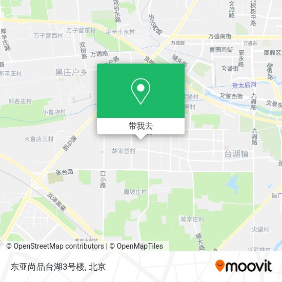 东亚尚品台湖3号楼地图