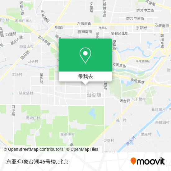 东亚·印象台湖46号楼地图