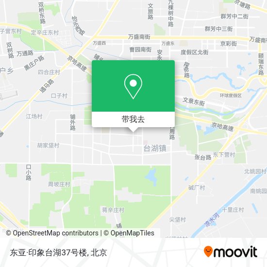 东亚·印象台湖37号楼地图