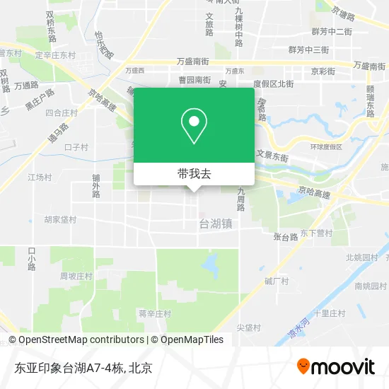 东亚印象台湖A7-4栋地图