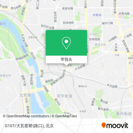 G107/大瓦窑桥(路口)地图