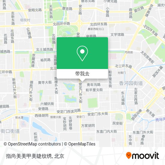 指尚美美甲美睫纹绣地图