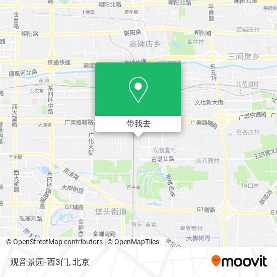 观音景园-西3门地图