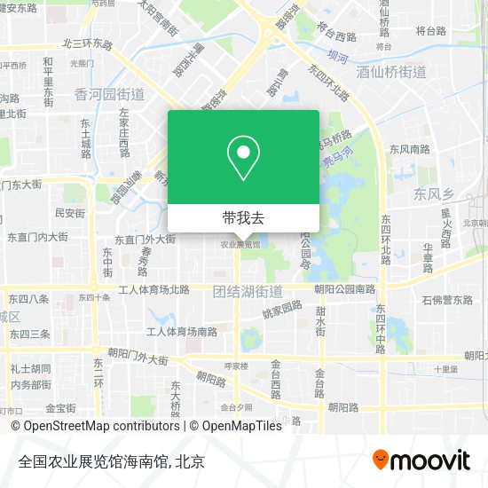 全国农业展览馆海南馆地图