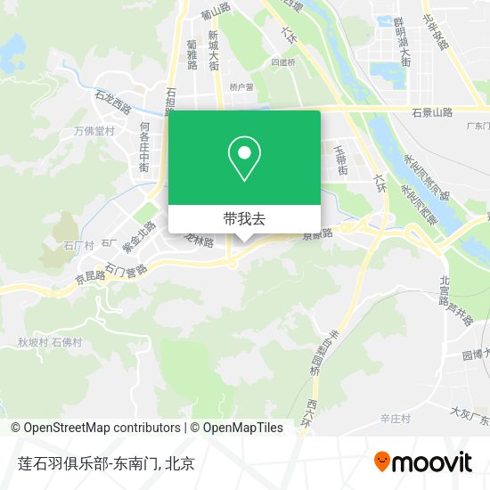 莲石羽俱乐部-东南门地图