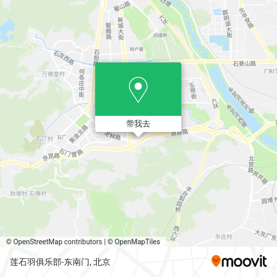 莲石羽俱乐部-东南门地图