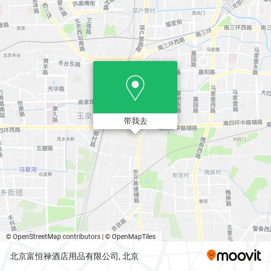 北京富恒禄酒店用品有限公司地图