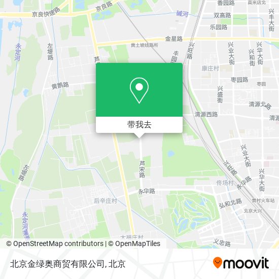 北京金绿奥商贸有限公司地图