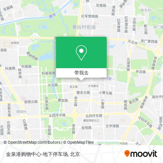 金泉港购物中心-地下停车场地图