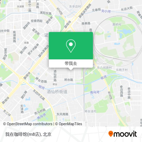 我在咖啡馆(m8店)地图