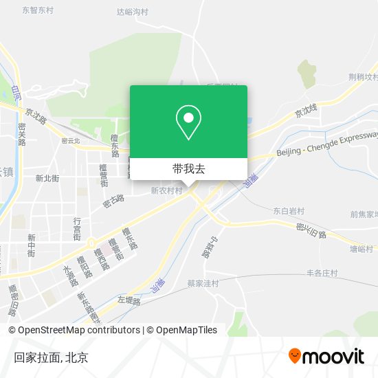 回家拉面地图