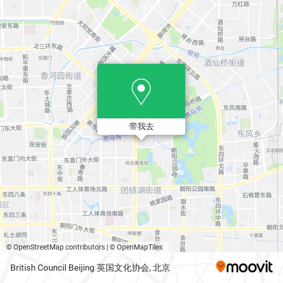 British Council Beijing 英国文化协会地图