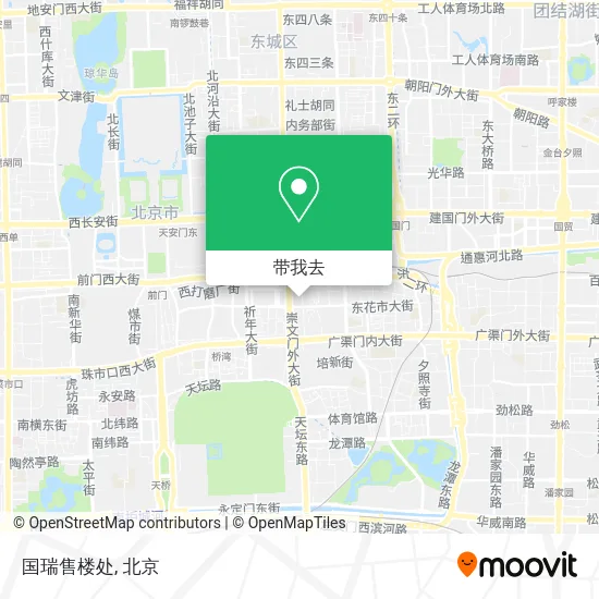 国瑞售楼处地图