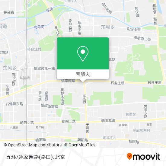五环/姚家园路(路口)地图
