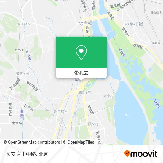 长安店十中路地图