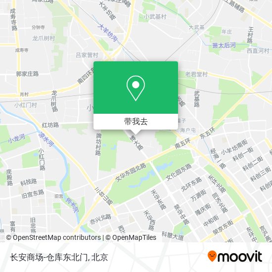 长安商场-仓库东北门地图