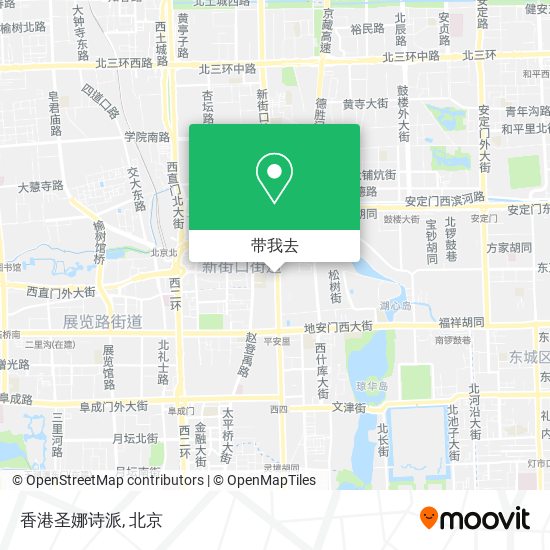 香港圣娜诗派地图
