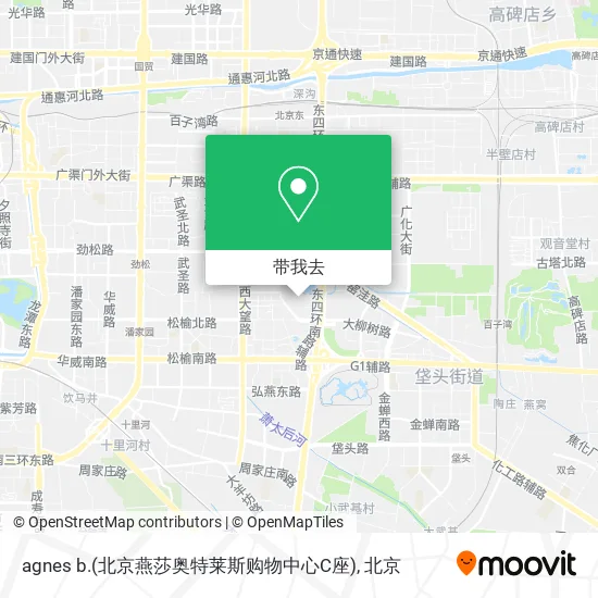 agnes b.(北京燕莎奥特莱斯购物中心C座)地图