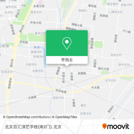北京百汇演艺学校(南2门)地图