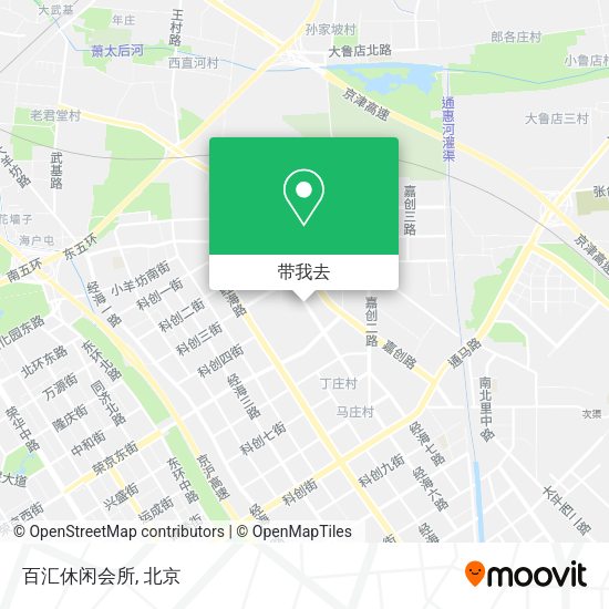 百汇休闲会所地图
