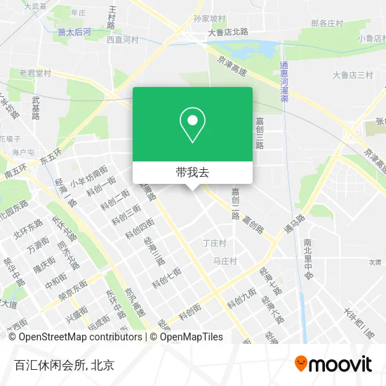 百汇休闲会所地图