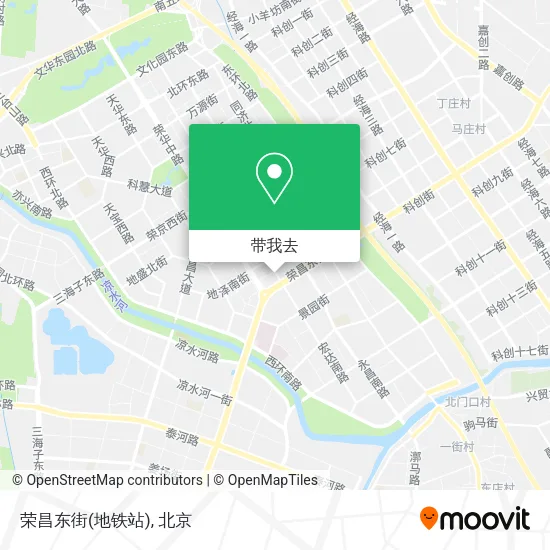 荣昌东街(地铁站)地图