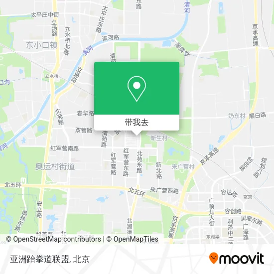 亚洲跆拳道联盟地图