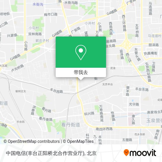 中国电信(丰台正阳桥北合作营业厅)地图