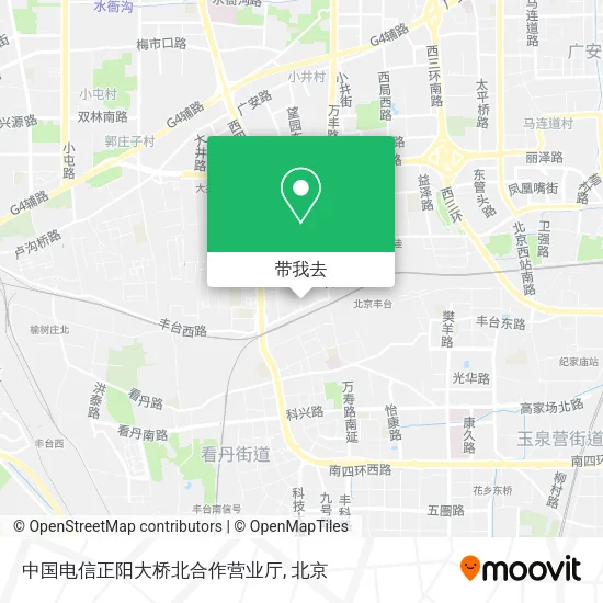 中国电信正阳大桥北合作营业厅地图