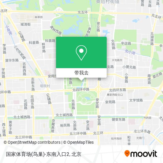 国家体育场(鸟巢)-东南入口2地图
