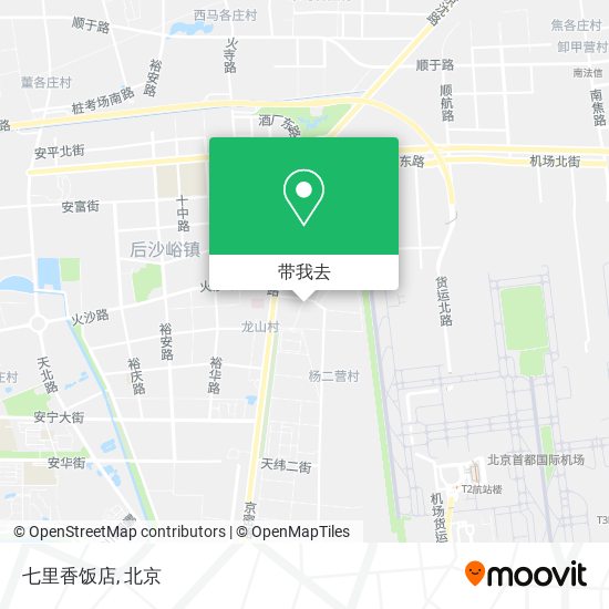 七里香饭店地图