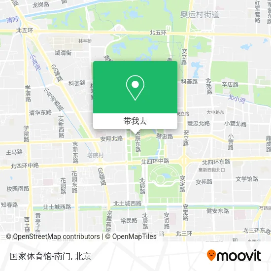 国家体育馆-南门地图