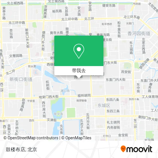 鼓楼布店地图
