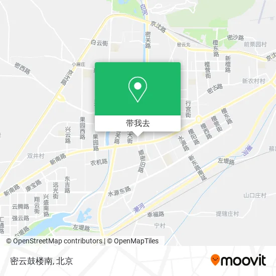 密云鼓楼南地图