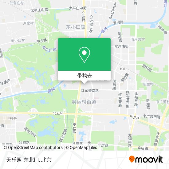 天乐园-东北门地图